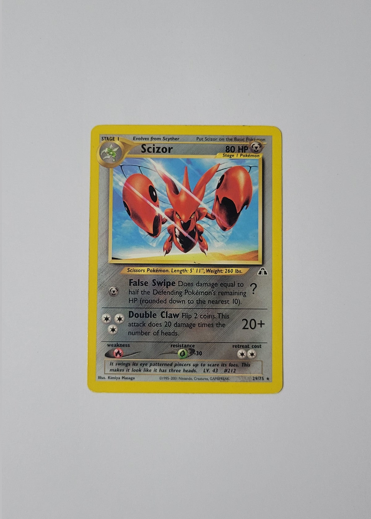 Scizor 29/75 - Neo Discovery