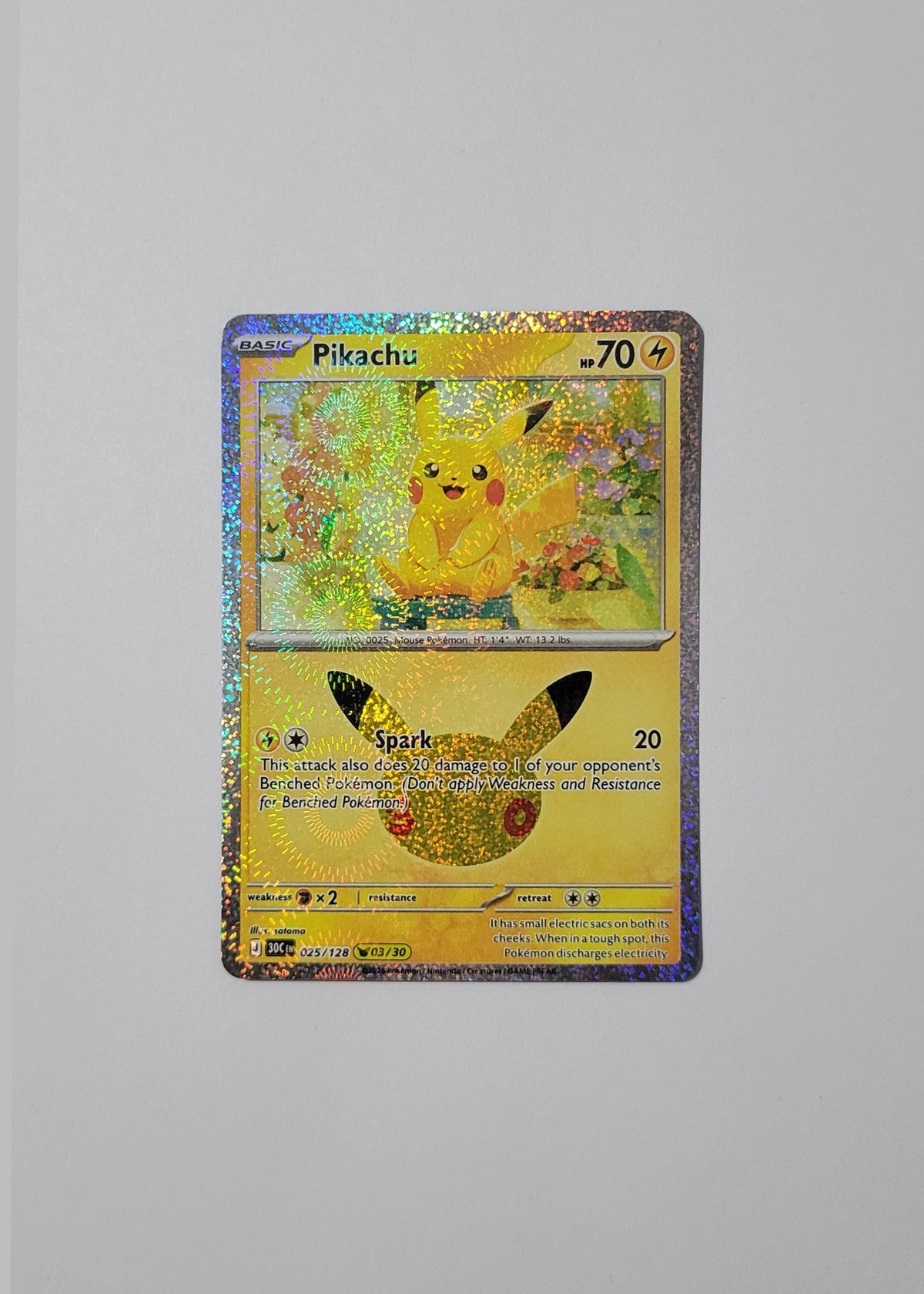 Pikachu 025/128 - 30th Celebration