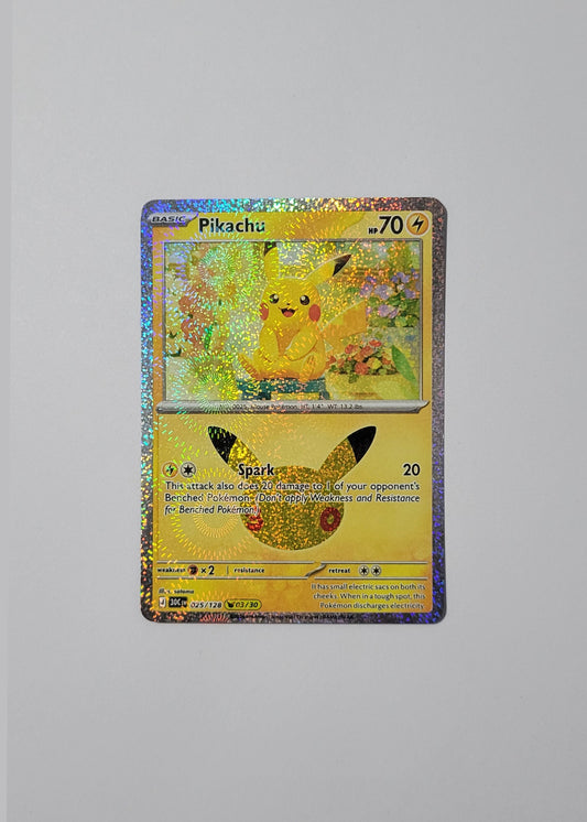Pikachu 025/128 - 30th Celebration