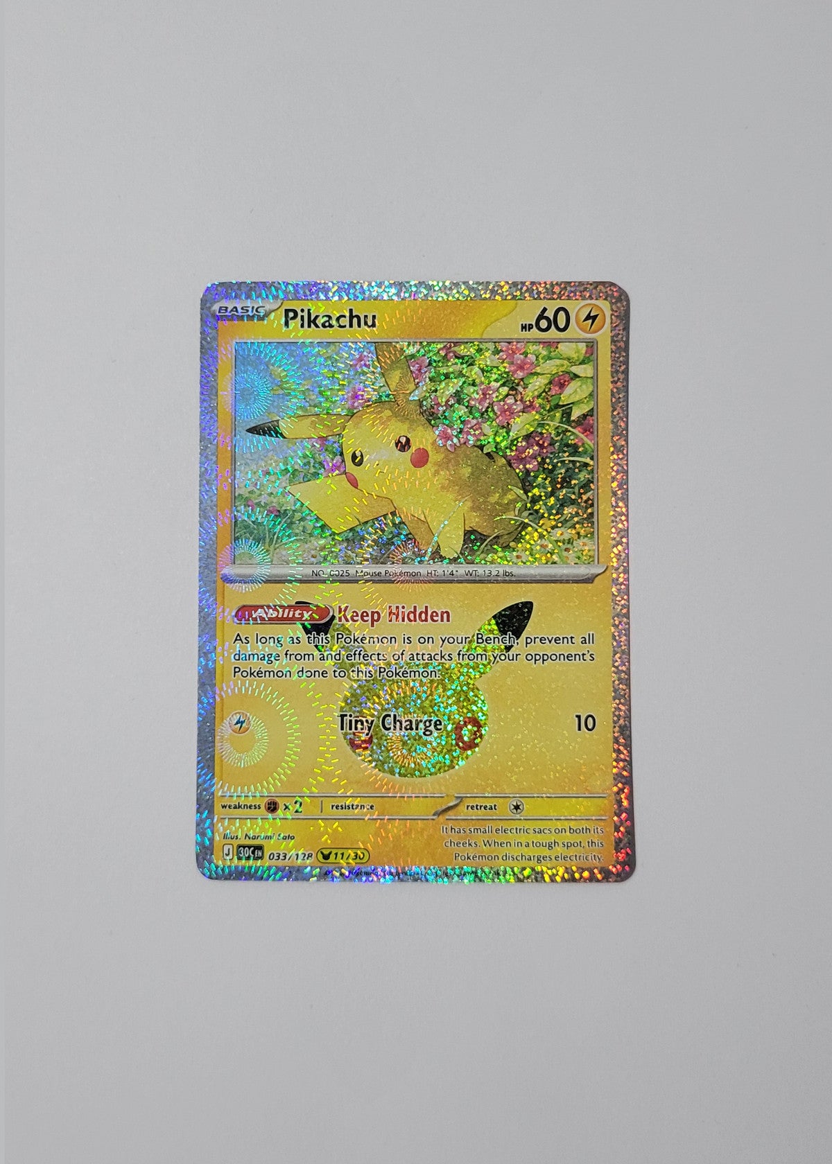 Pikachu 033/128 - 30th Celebration