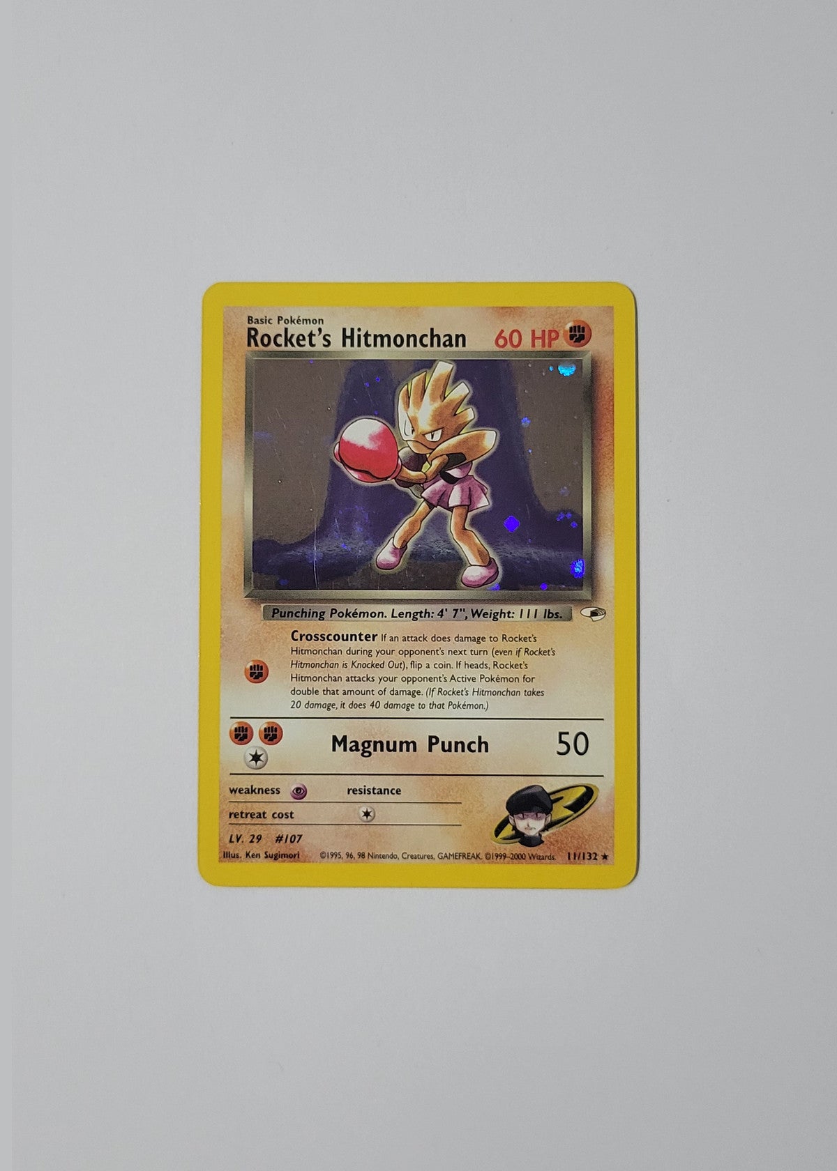 Rocket's Hitmonchan 11/132 - Gym Heroes