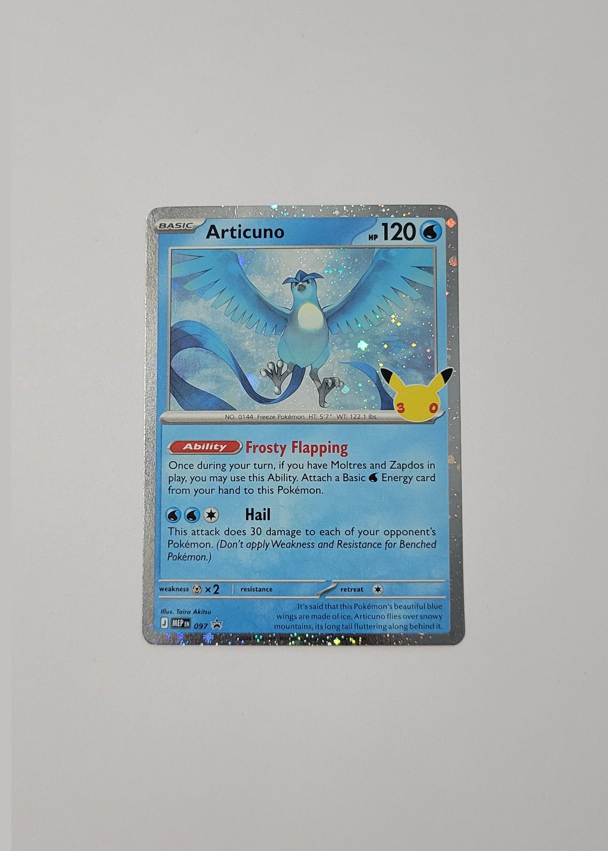 Articuno MEP097 - Black Star Promo