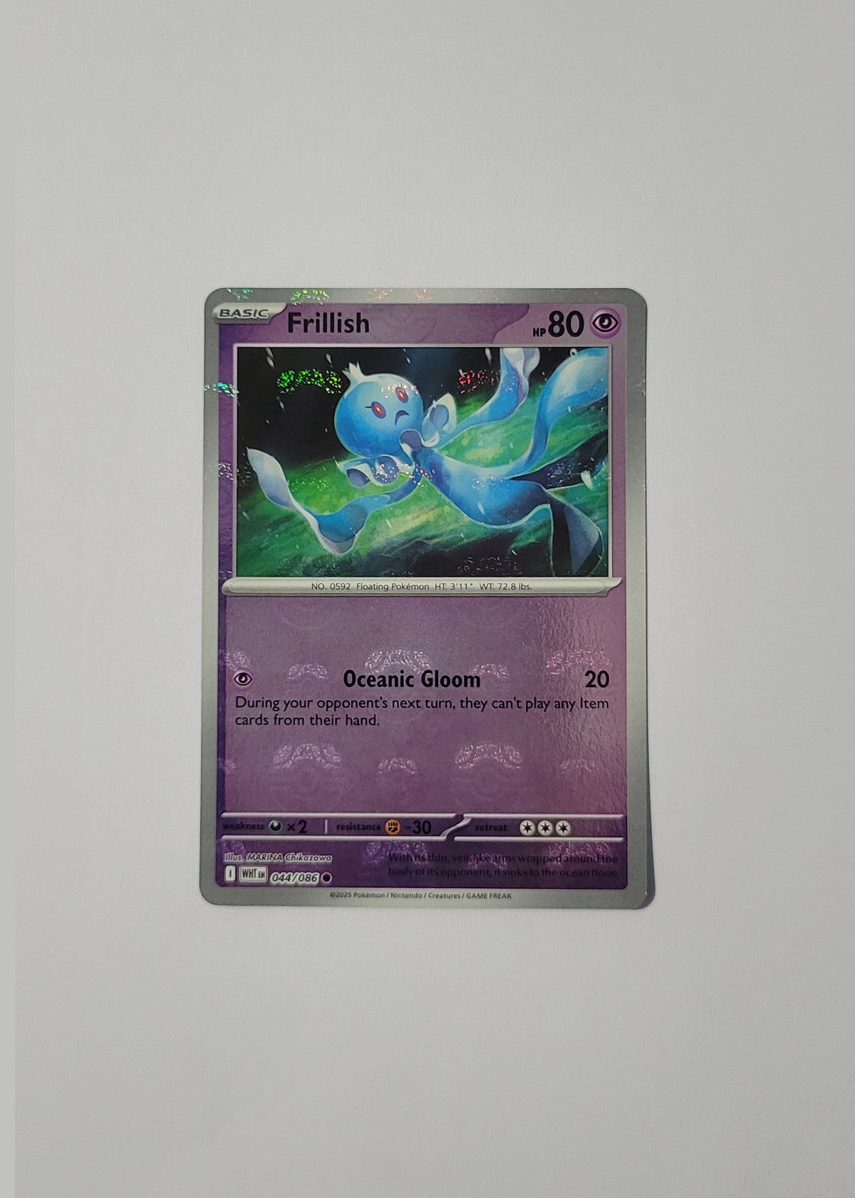 Frillish 044/086 (Master Ball) - White Flare