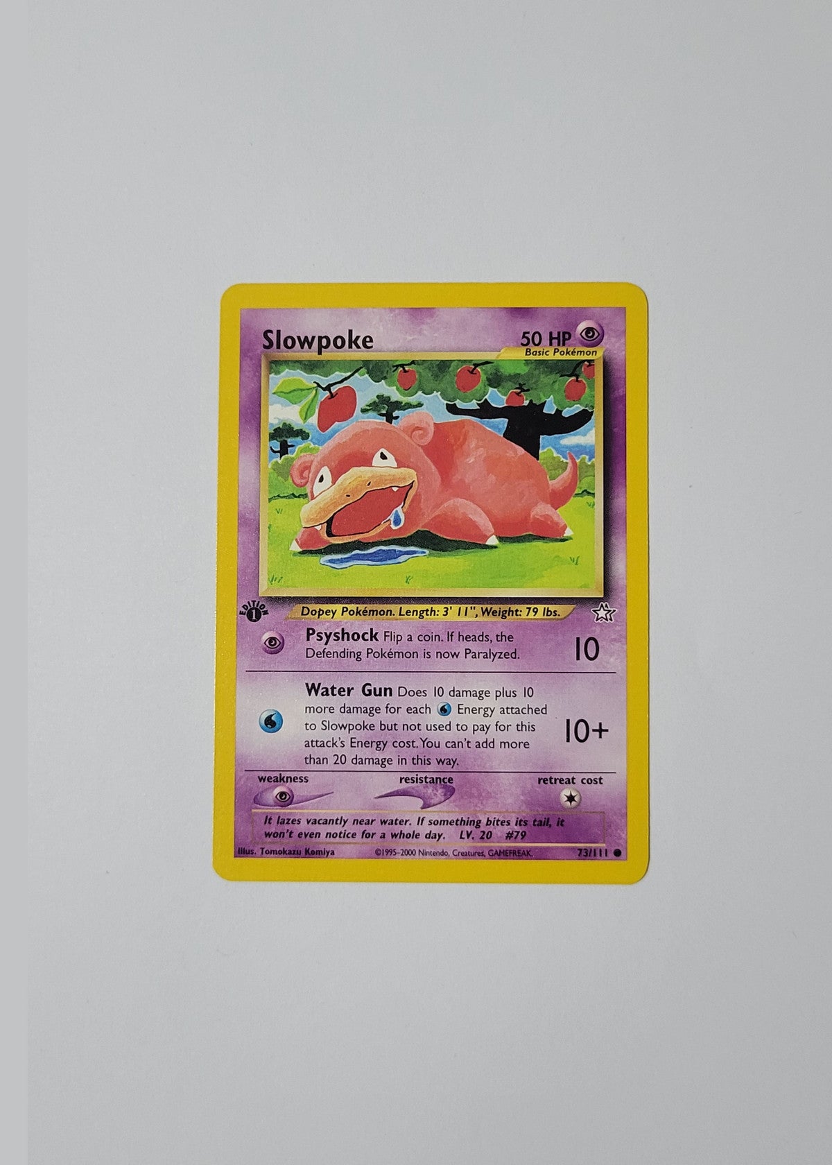 Slowpoke 73/111 - Neo Genesis (1st Edition)
