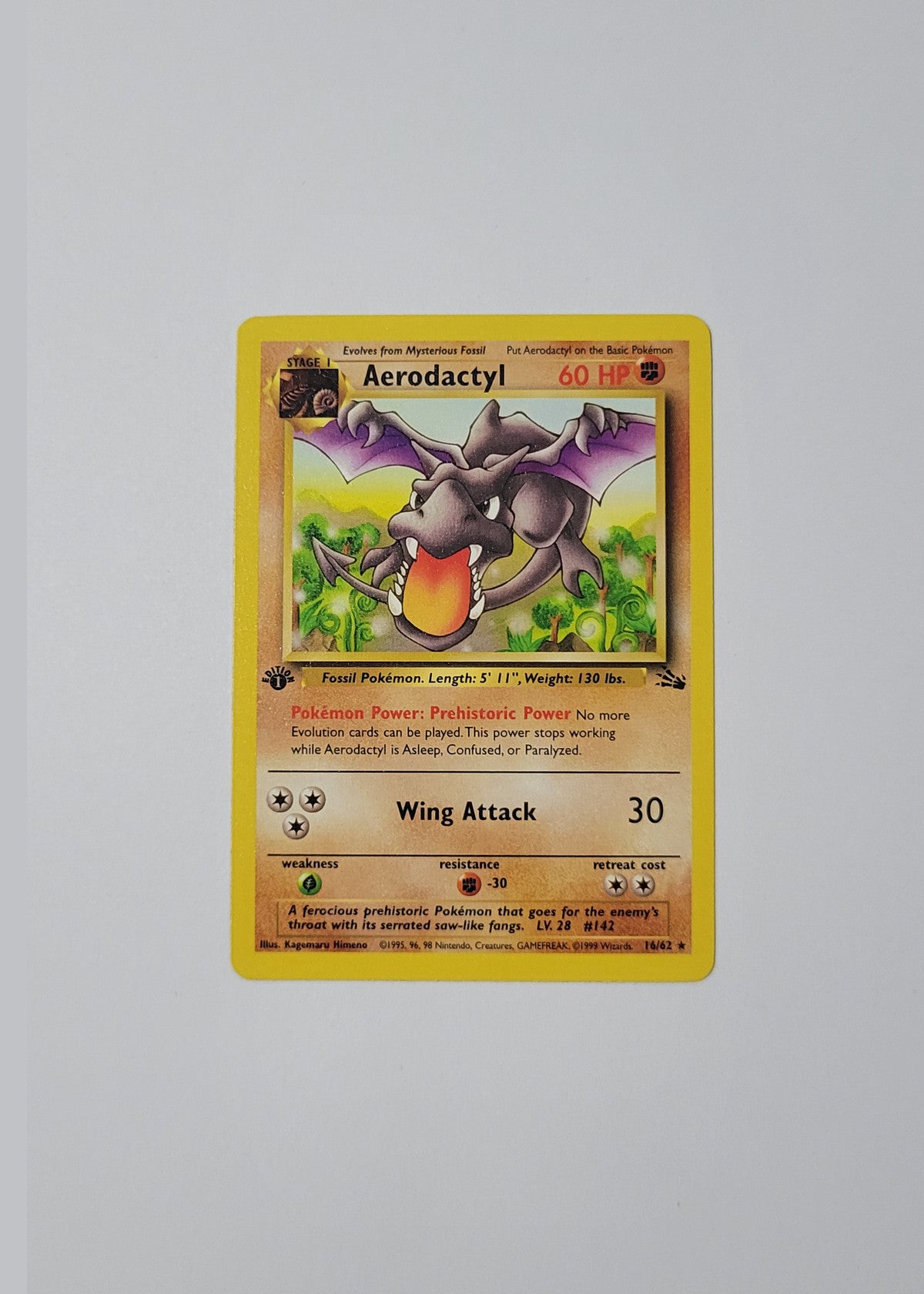 Aerodactyl 16/62 - Fossil (1st Edition)