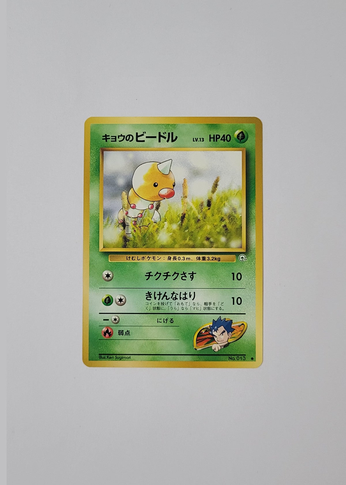 Koga's Weedle No. 013 - Gym Challenge (Japanese)