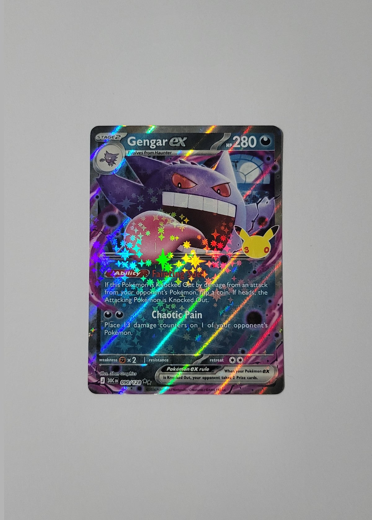 Gengar ex 090/128 - 30th Celebration