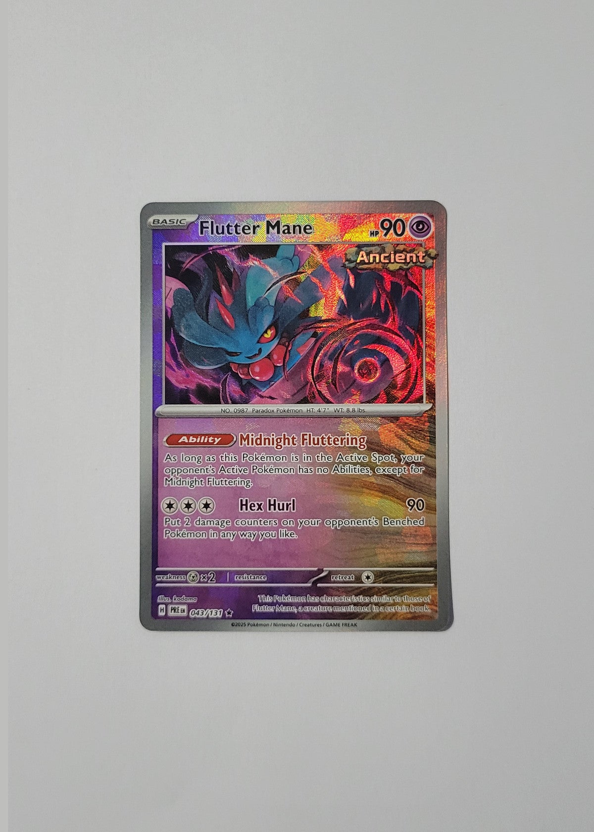 Flutter Mane 043/131 (Master Ball) - Prismatic Evolutions