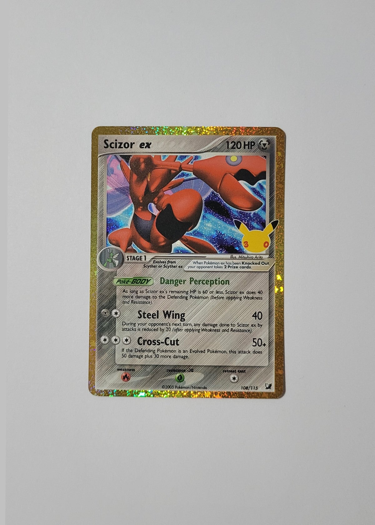 Scizor ex 108/115 - 30th Celebration