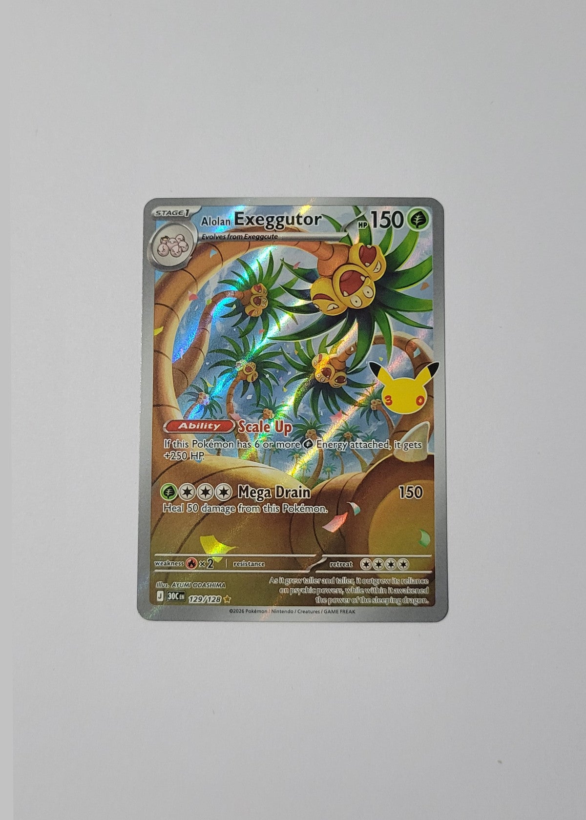 Alolan Exeggutor 129/128 - 30th Celebration