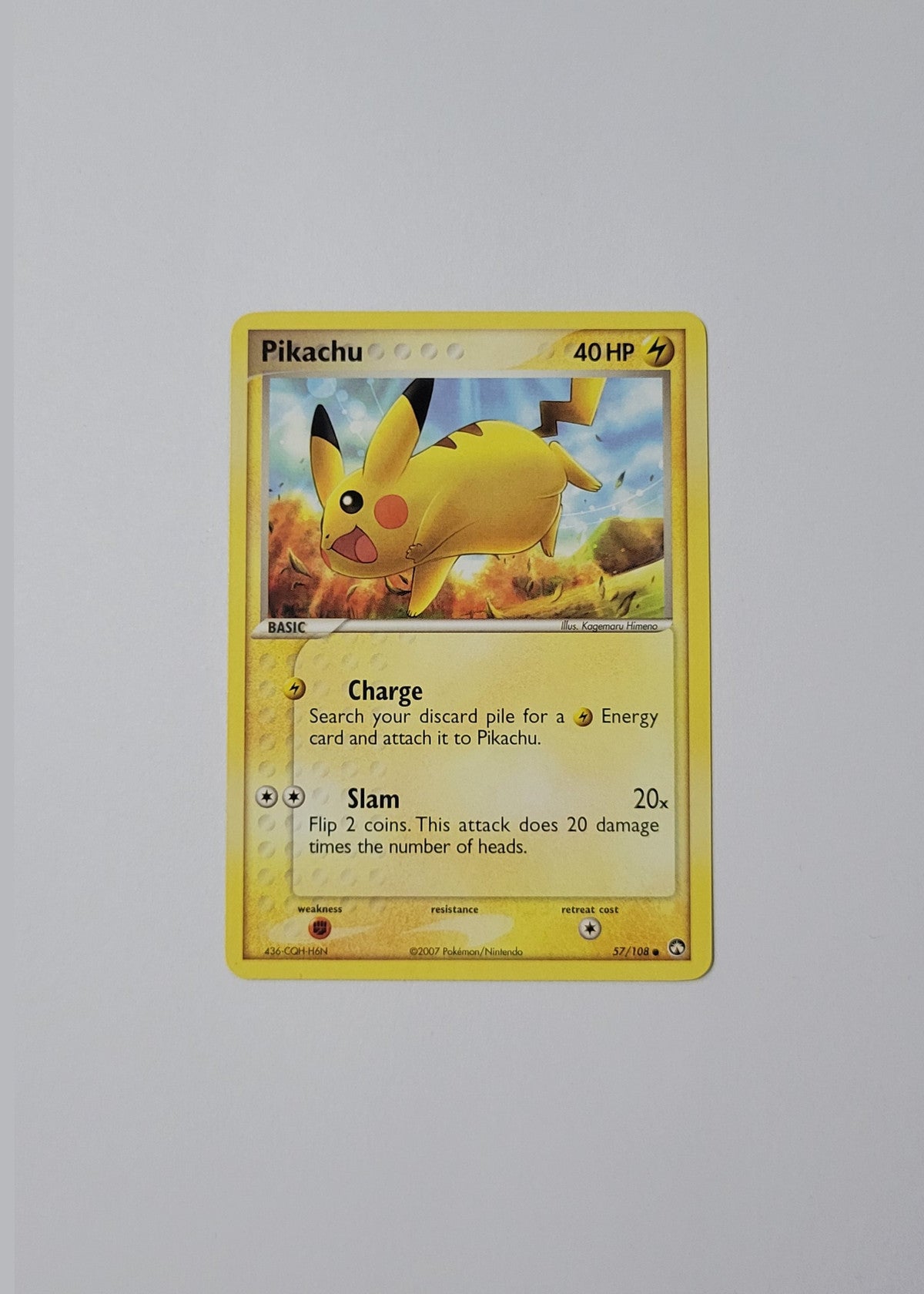Pikachu 57/108 - EX Power Keepers