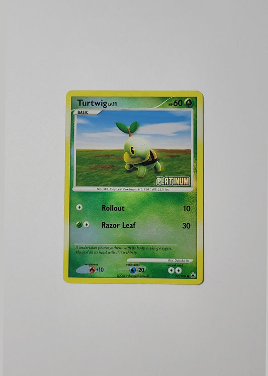 Turtwig LV.11 77/100 - Burger King Promo