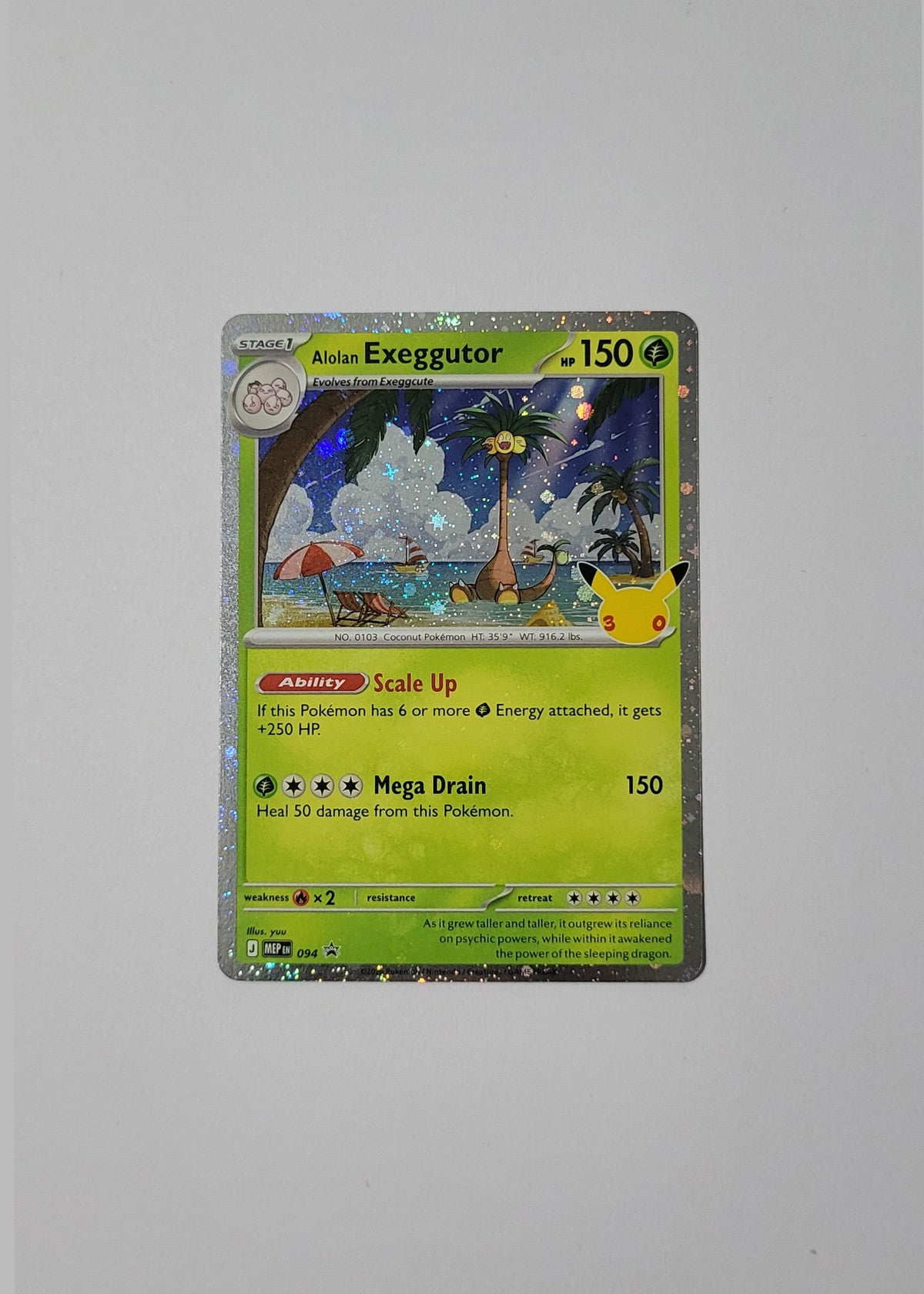 Alolan Exeggutor MEP094 - Black Star Promo