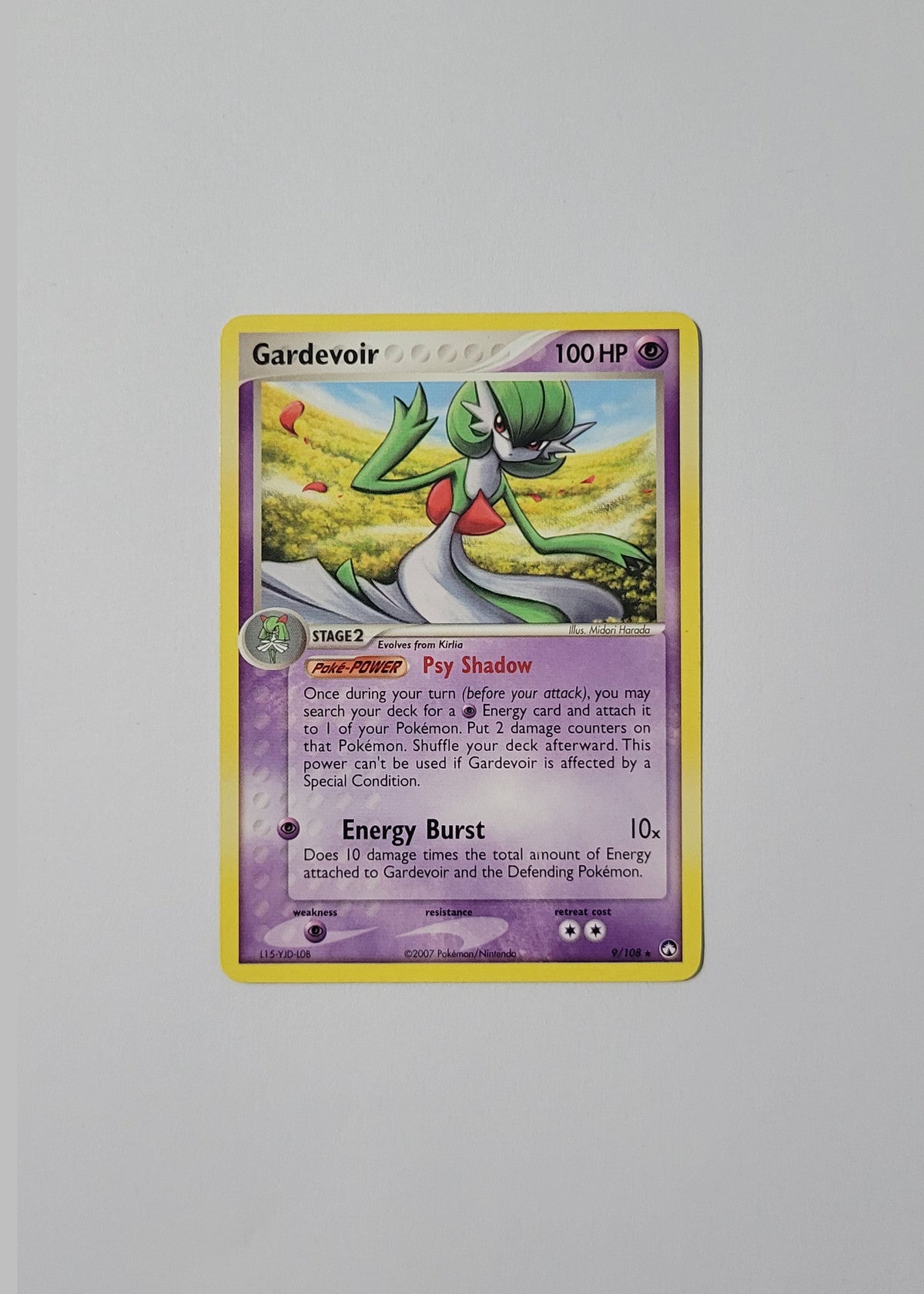 Gardevoir 9/108 (Deck Exclusive) - EX Power Keepers