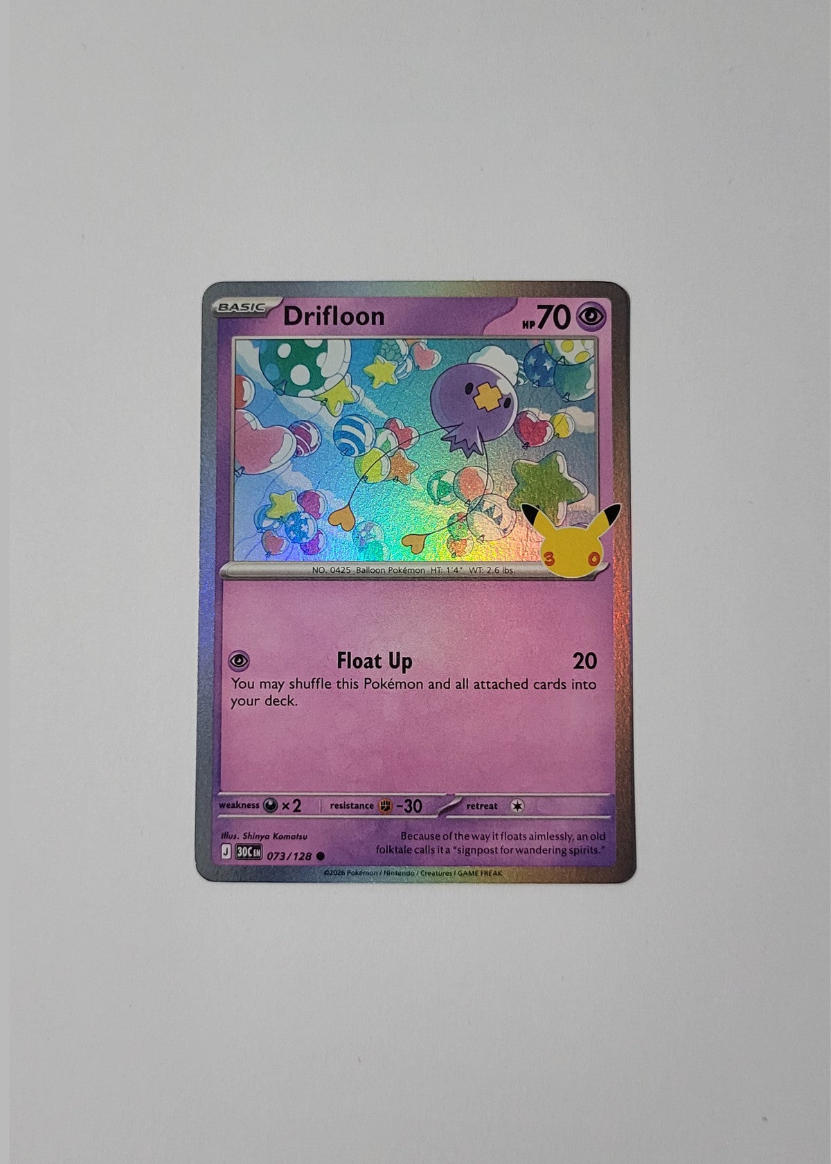 Drifloon 073/128 - 30th Celebration