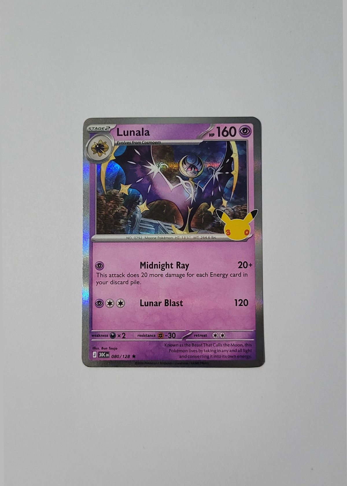 Lunala 080/128 - 30th Celebration