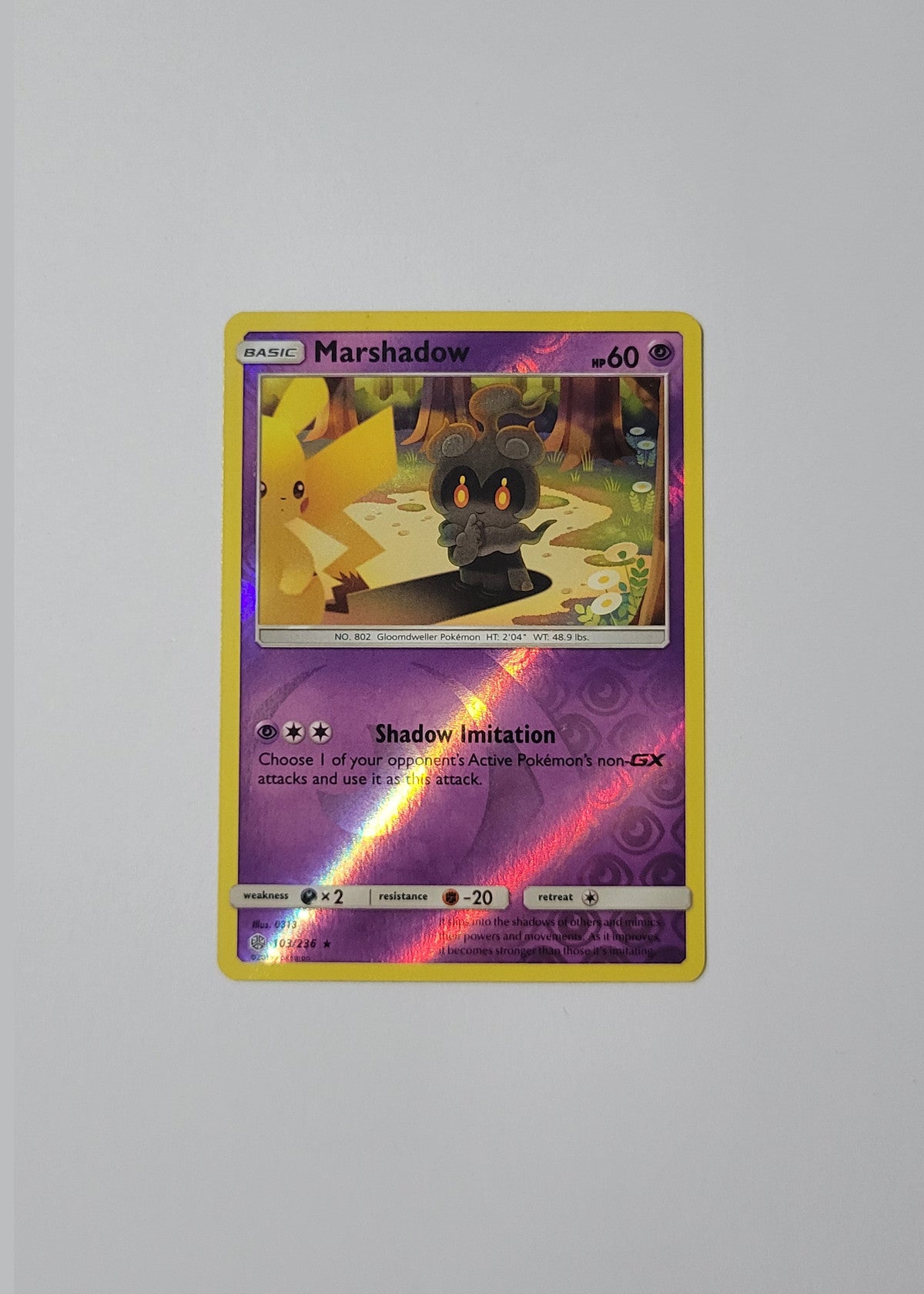 Marshadow 103/236 (Reverse Holo) - Cosmic Eclipse