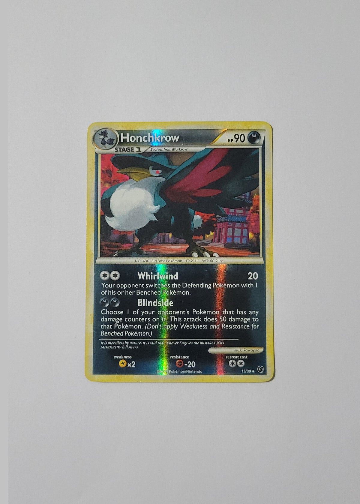 Honchkrow 15/90 (Reverse Holo) - Undaunted
