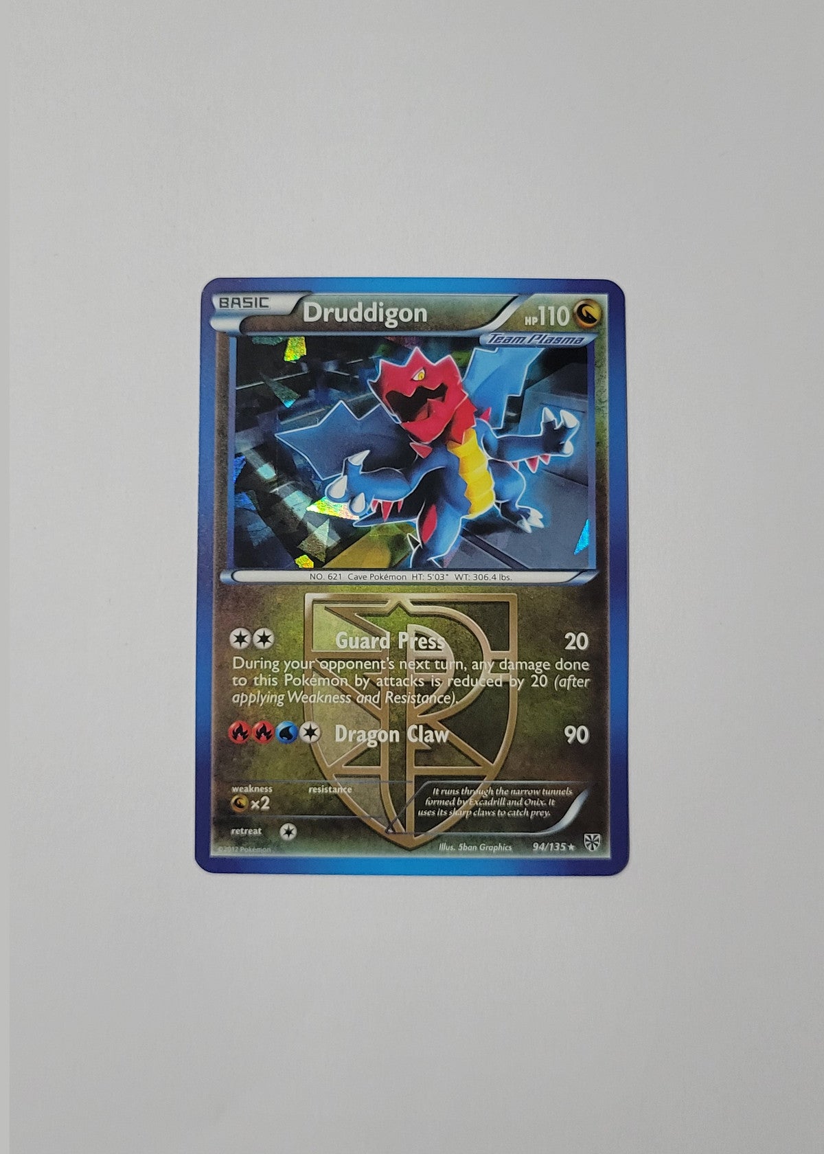 Druddigon 94/135 (Cracked Ice) - Plasma Storm