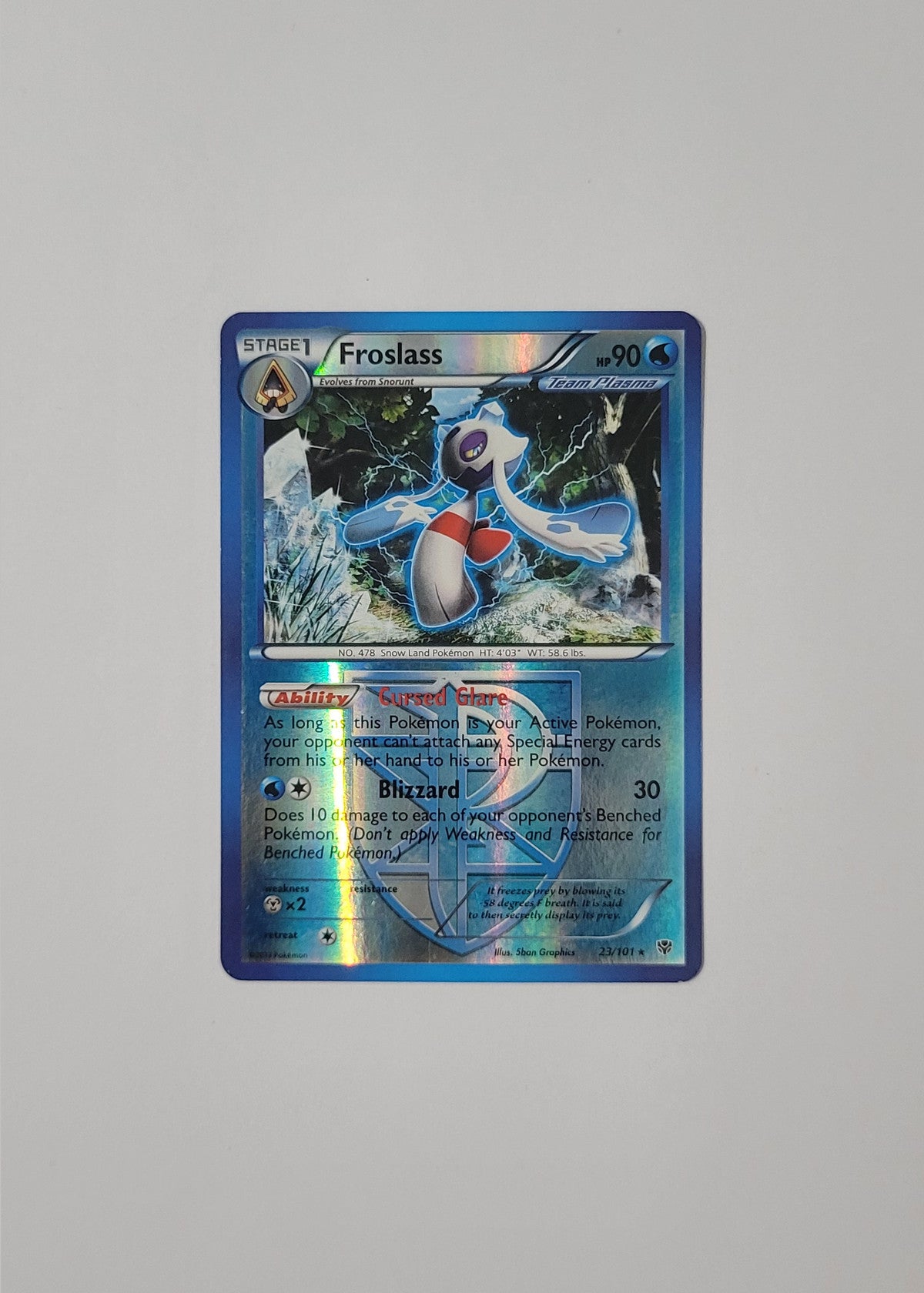 Froslass 23/101 (Reverse Holo) - Plasma Blast