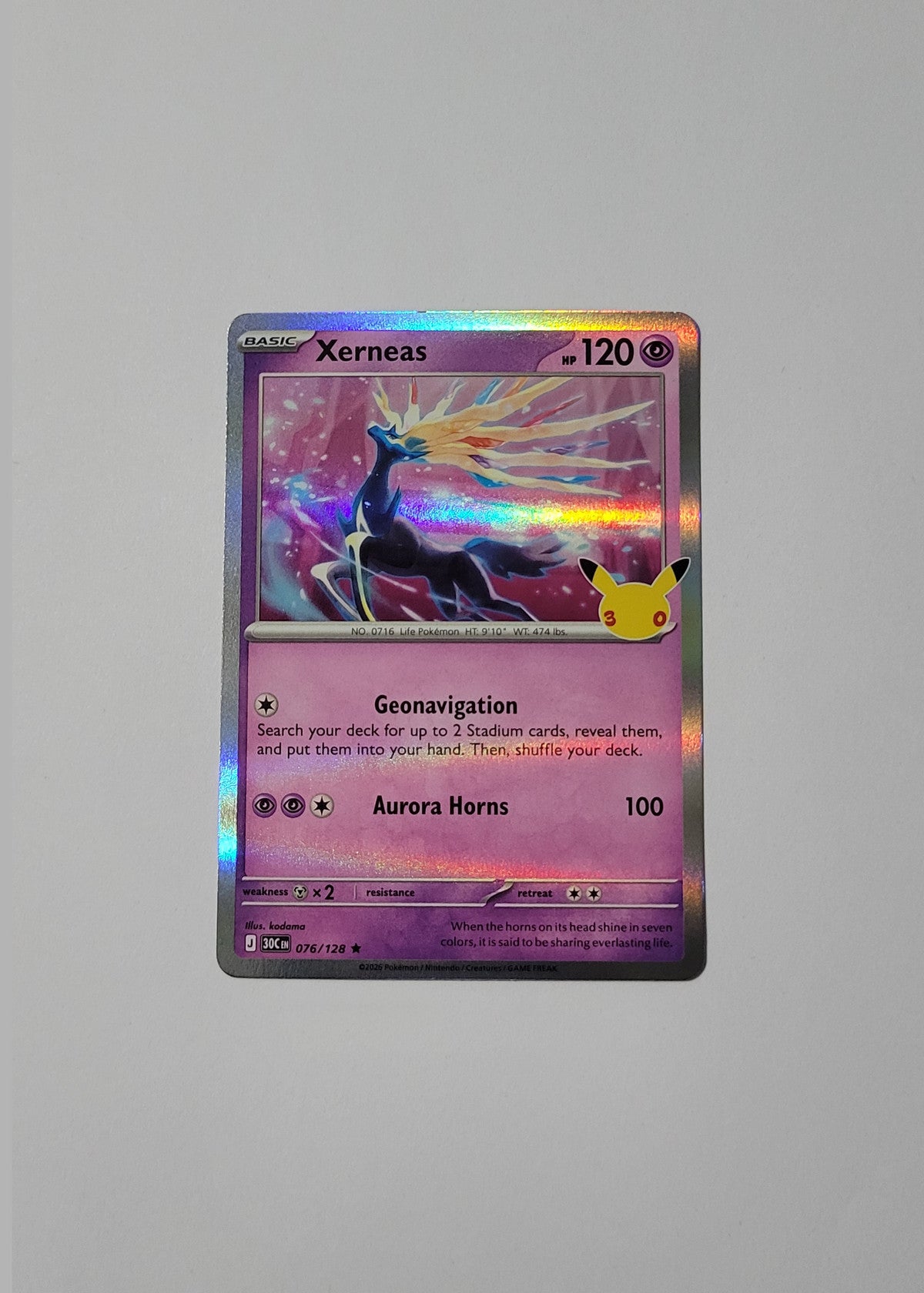 Xerneas 076/128 - 30th Celebration