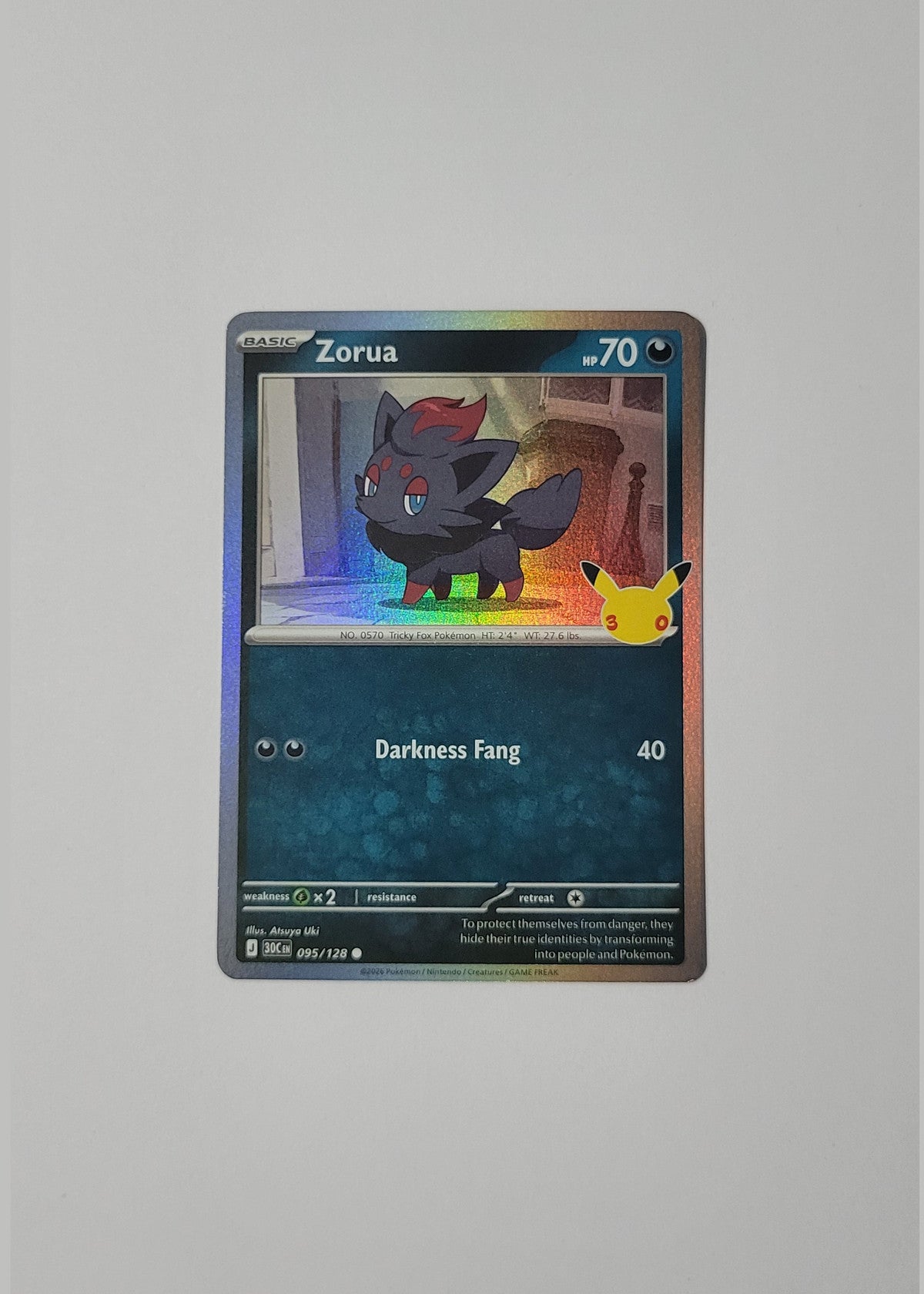 Zorua 095/128 - 30th Celebration