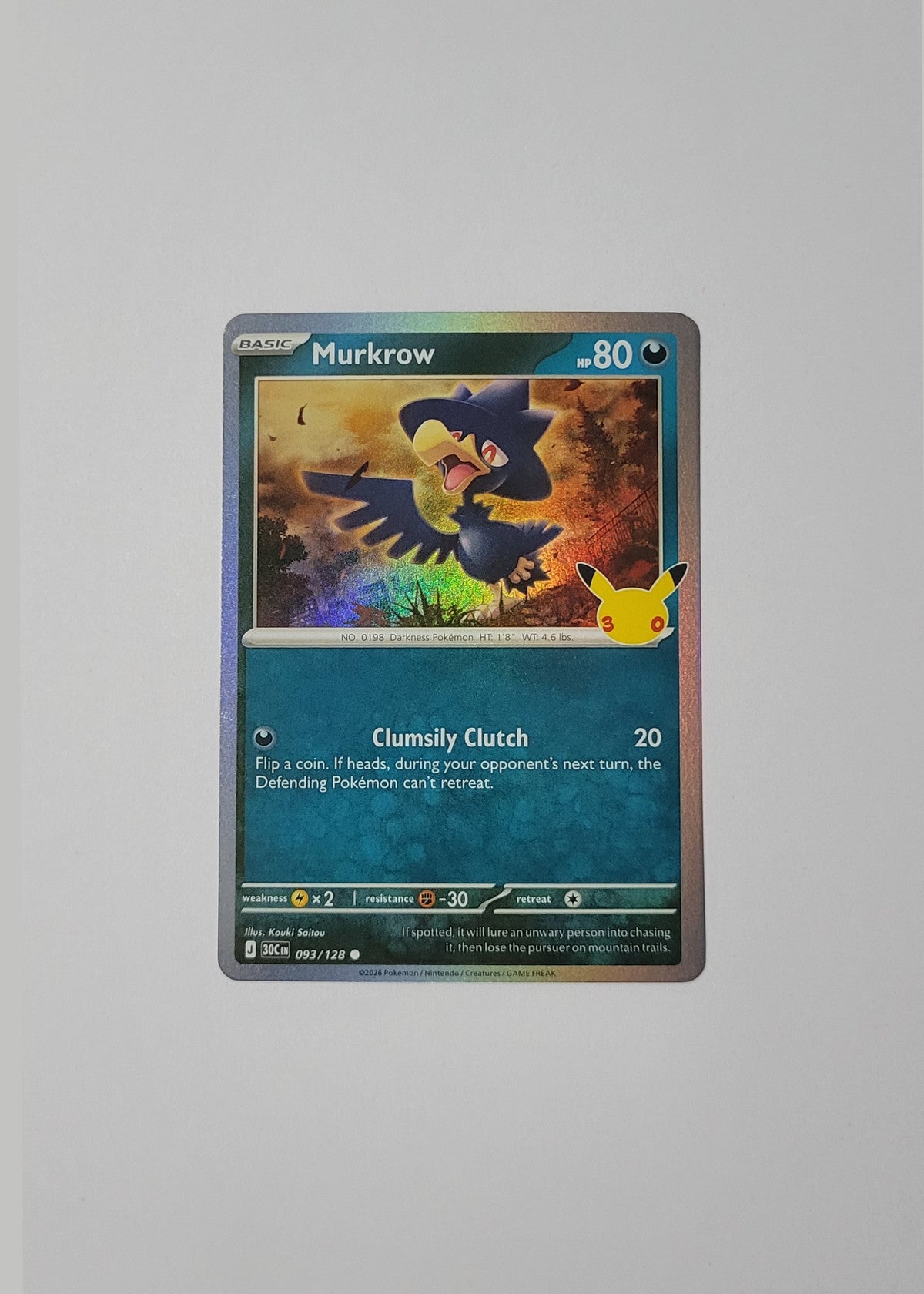 Murkrow 093/128 - 30th Celebration