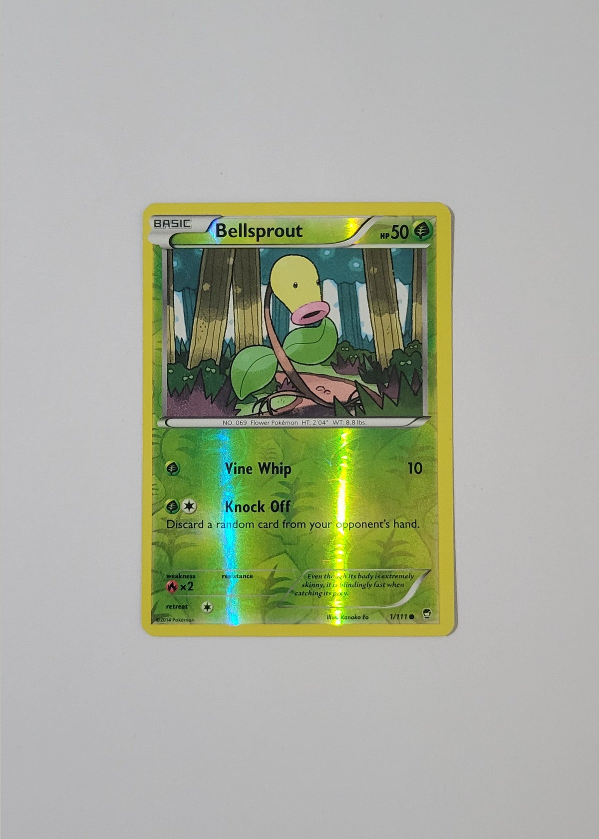 Bellsprout 1/111 (Reverse Holo) - Furious Fists