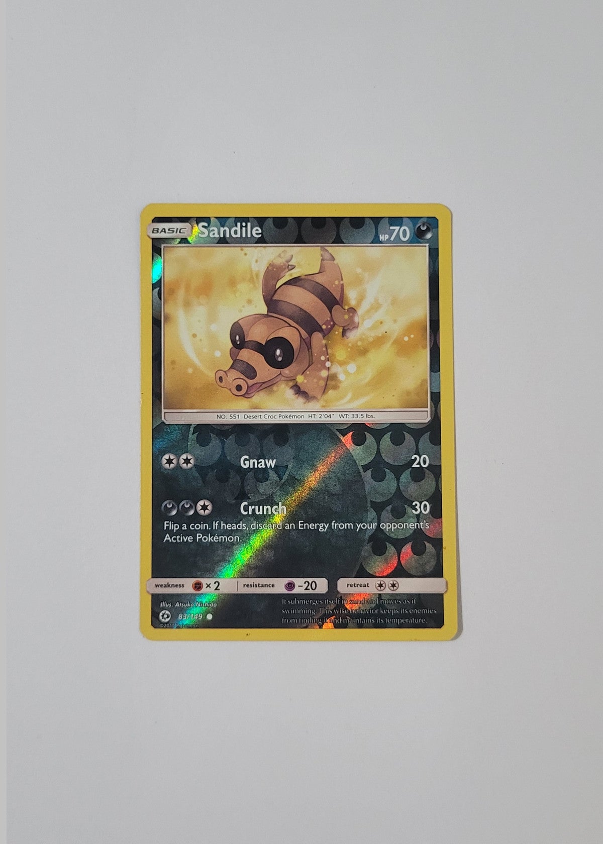 Sandile 83/149 (Reverse Holo) - Sun & Moon Base Set