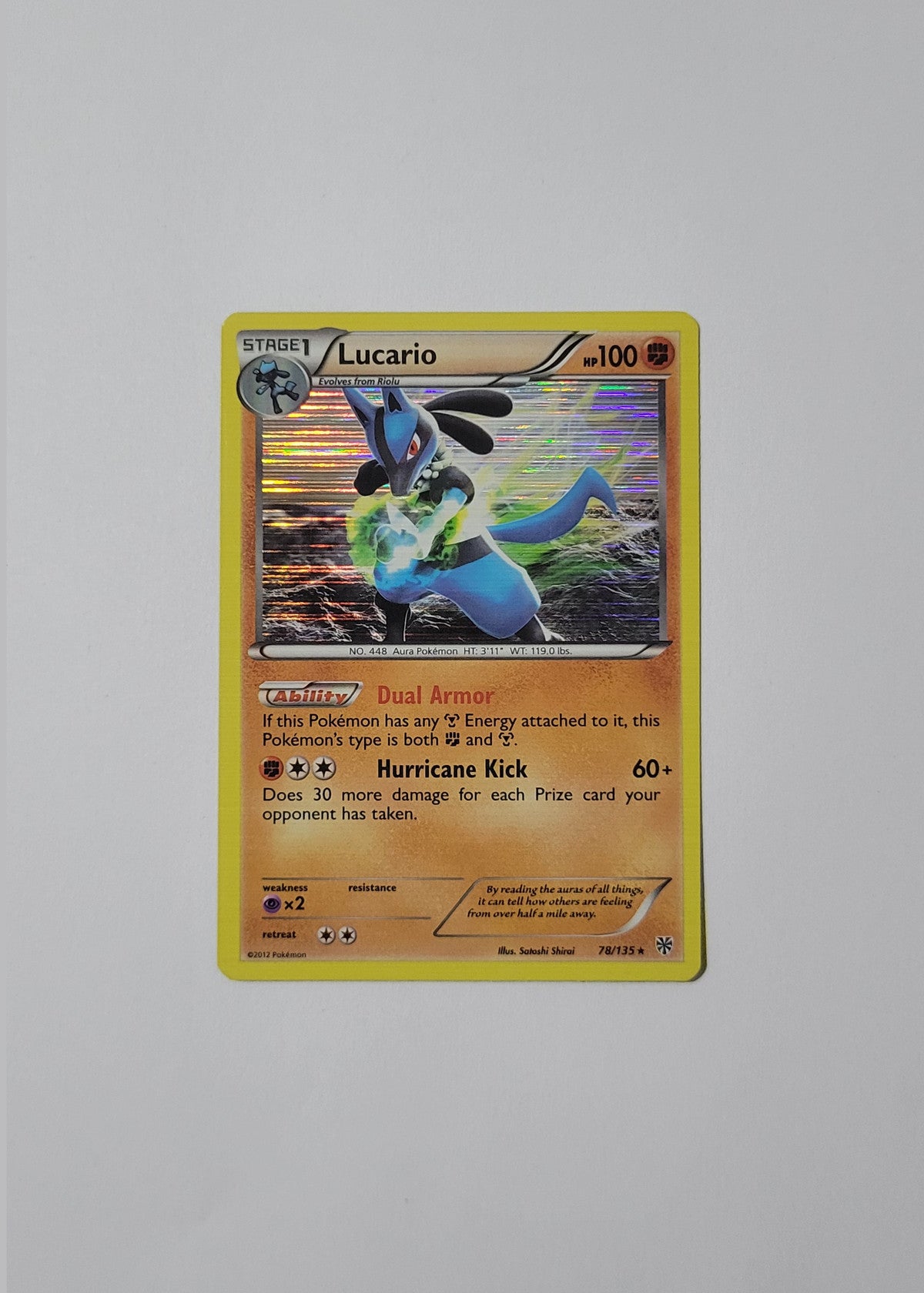 Lucario 78/135 (Holo) - Plasma Storm