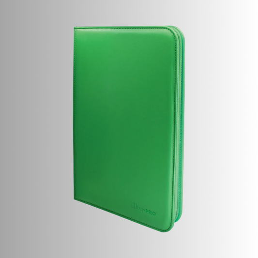 Ultra PRO Green Vivid 9-Pocket Zippered PRO-Binder