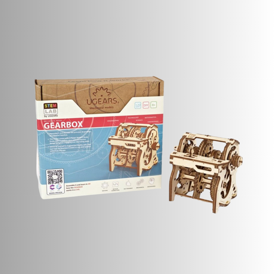 UGEARS Gearbox Mechanical Wooden Model