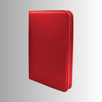 Ultra PRO Red Vivid 9-Pocket Zippered PRO-Binder