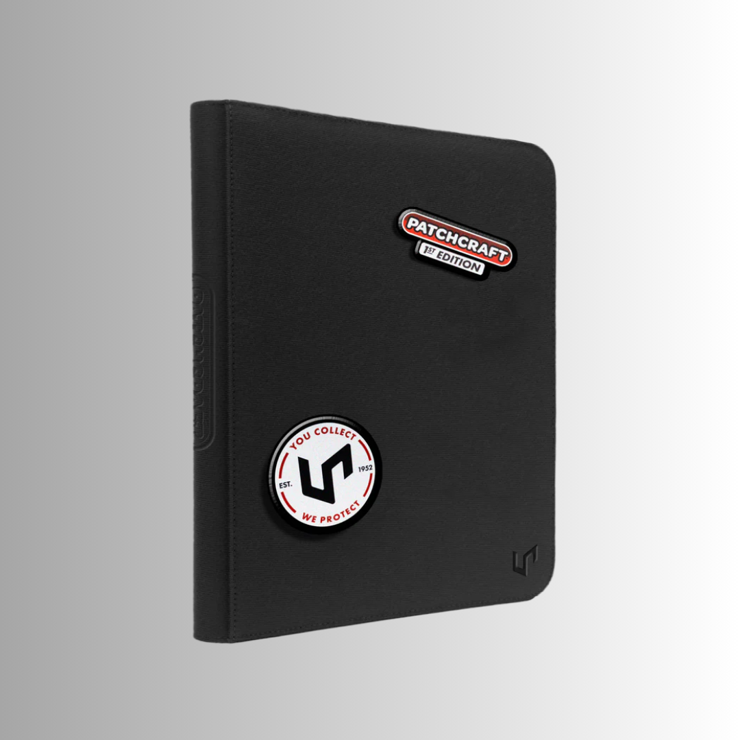 PATCHCRAFT Black 9-Pocket Zippered PRO-Binder