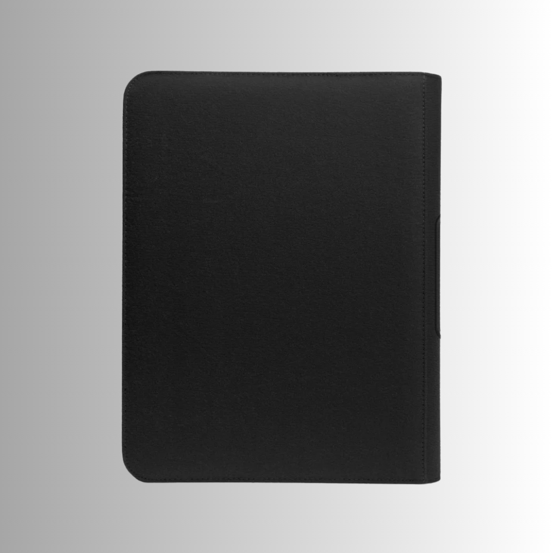 PATCHCRAFT Black 9-Pocket Zippered PRO-Binder