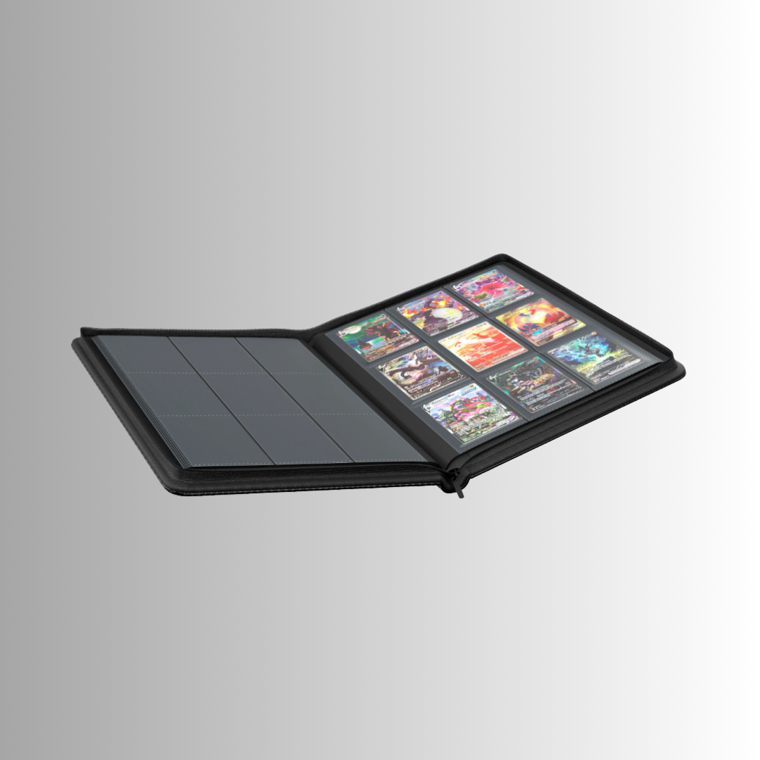 Dragonscale Z9: 9-Pocket Card Binder - Shadow Black
