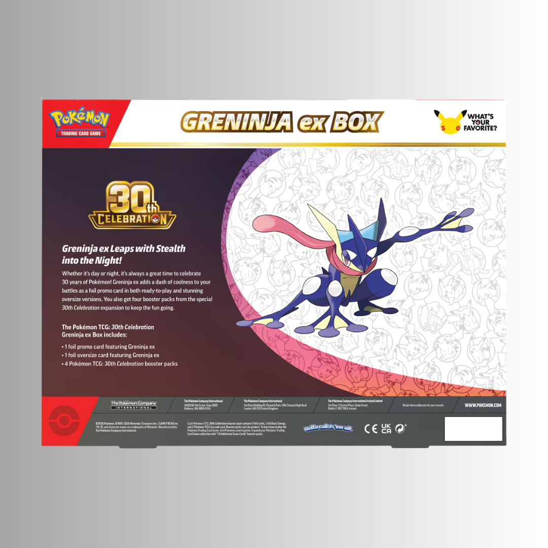 Pokémon TCG: 30th Celebration - Pokémon ex Box (Styles May Vary)