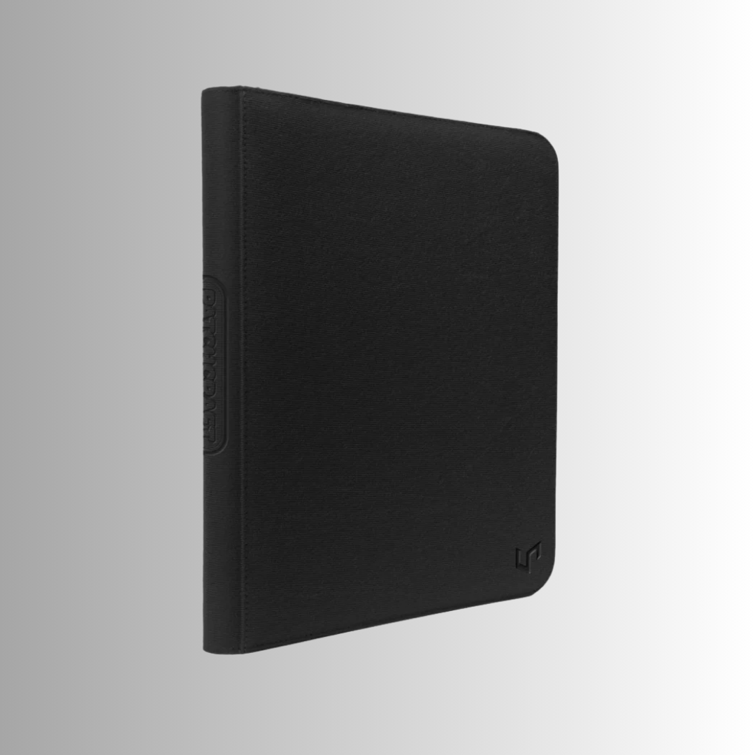 PATCHCRAFT Black 9-Pocket Zippered PRO-Binder