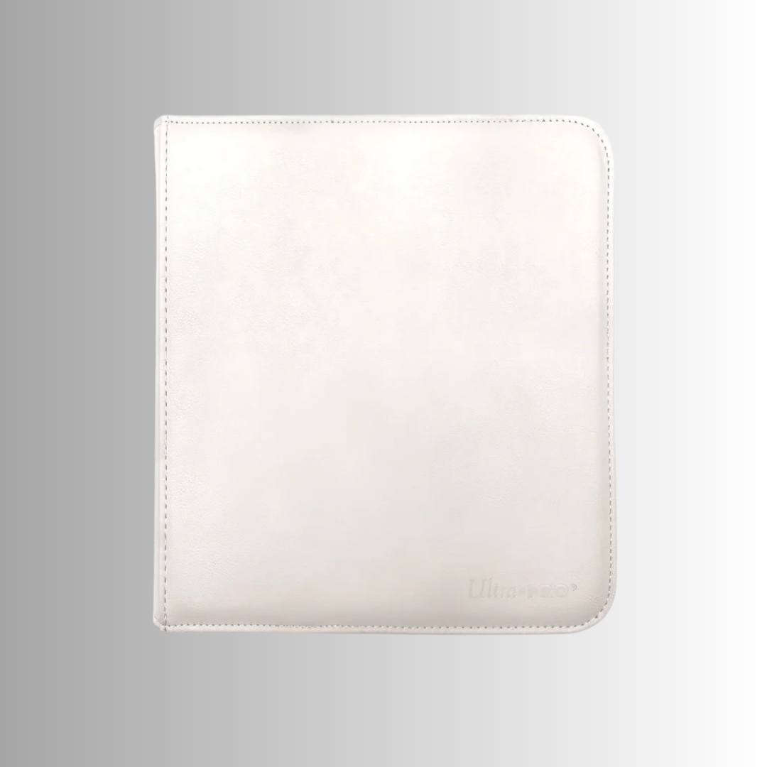 Ultra PRO White Vivid 12-Pocket Zippered PRO-Binder