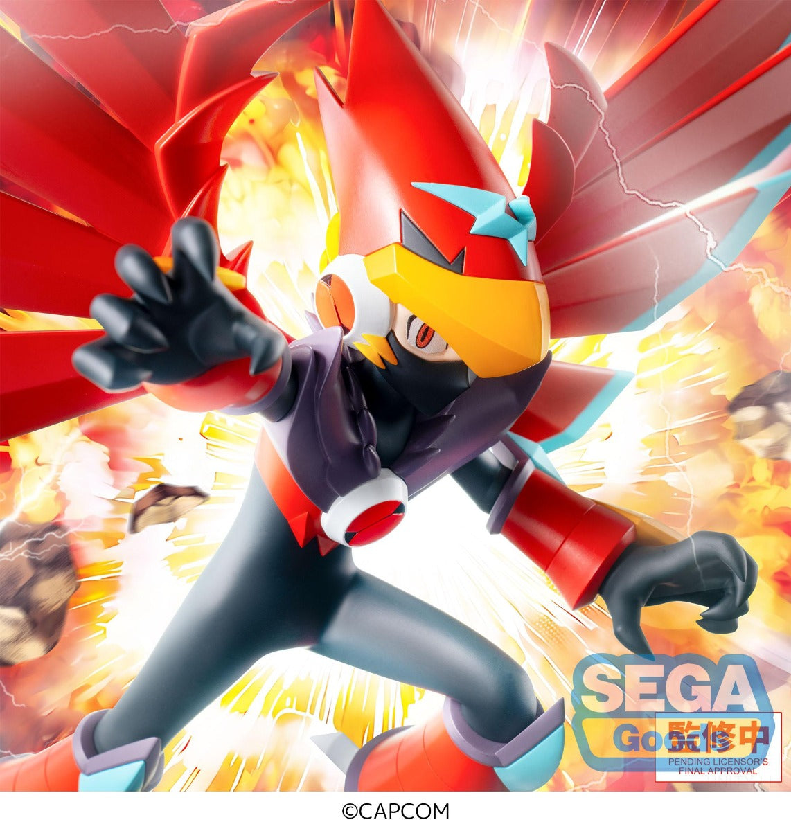 (Pre-Order) SEGA: Mega Man Battle Network - Mega Man Falzar Beast Luminasta Figure