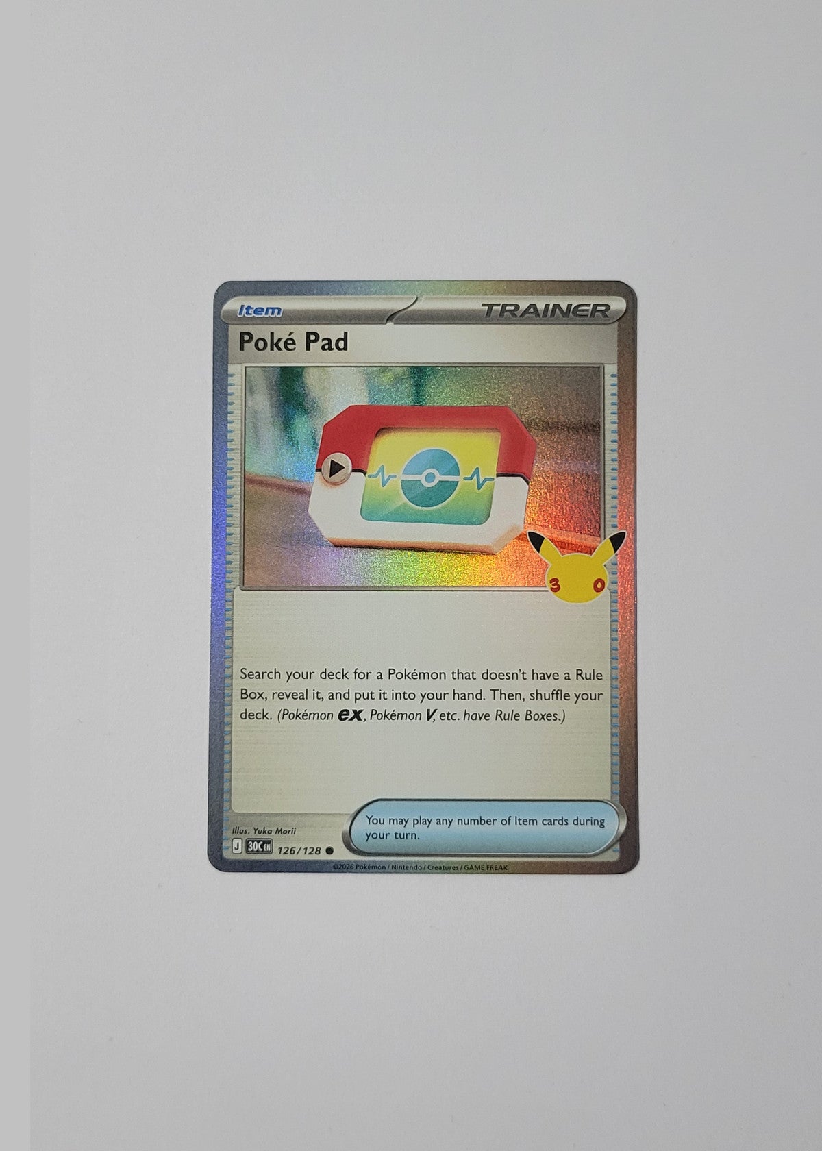 Poké Pad 126/128 - 30th Celebration