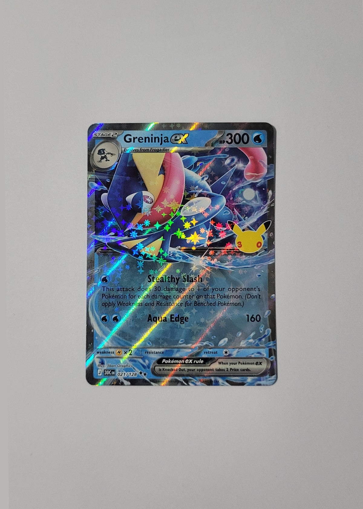 Greninja ex 021/128 - 30th Celebration