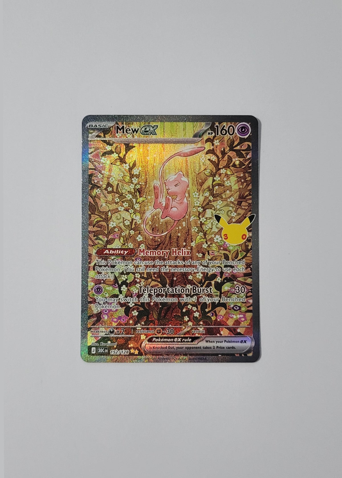 Mew ex 152/128 - 30th Celebration