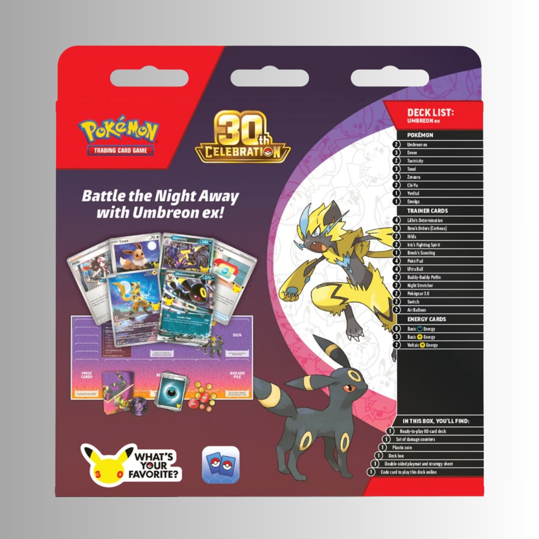 Pokémon TCG: 30th Celebration Battle Deck (Styles May Vary)