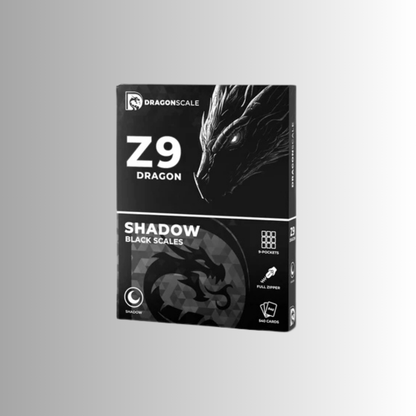 Dragonscale Z9: 9-Pocket Card Binder - Shadow Black