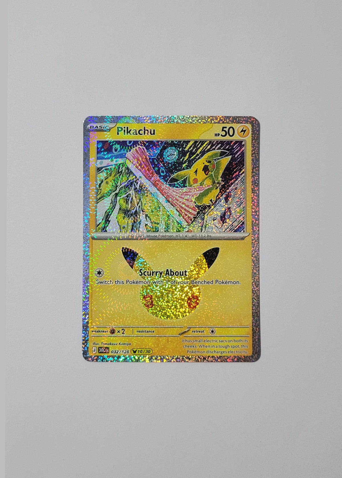 Pikachu 032/128 (10/30) - 30th Celebration