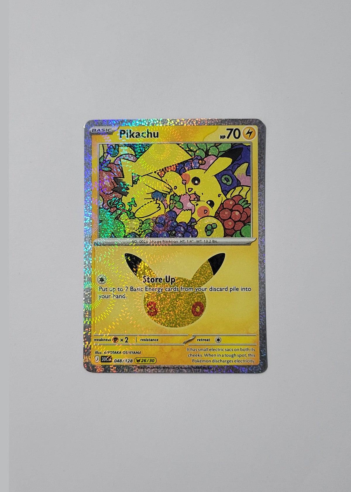 Pikachu 048/128 (26/30) - 30th Celebration