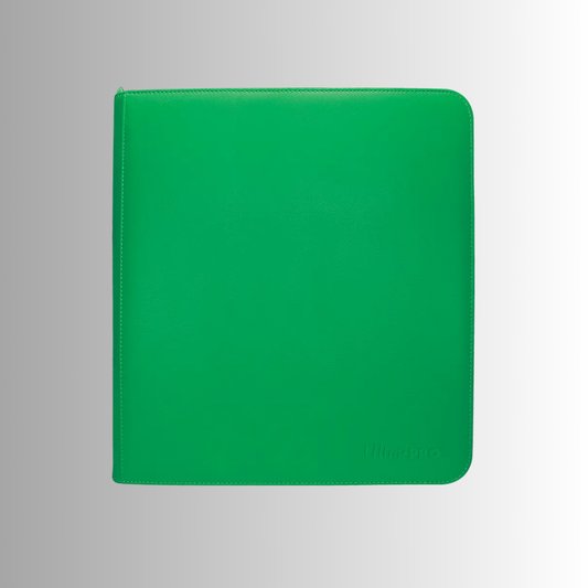 Ultra PRO Green Vivid 12-Pocket Zippered PRO-Binder