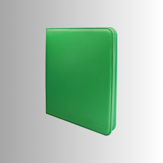 Ultra PRO Green Vivid 12-Pocket Zippered PRO-Binder