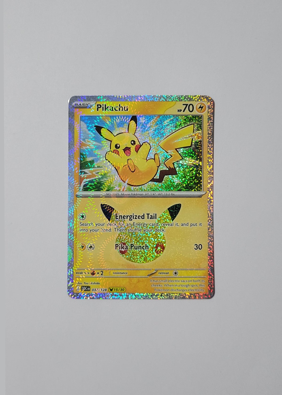 Pikachu 037/128 (15/30) - 30th Celebration
